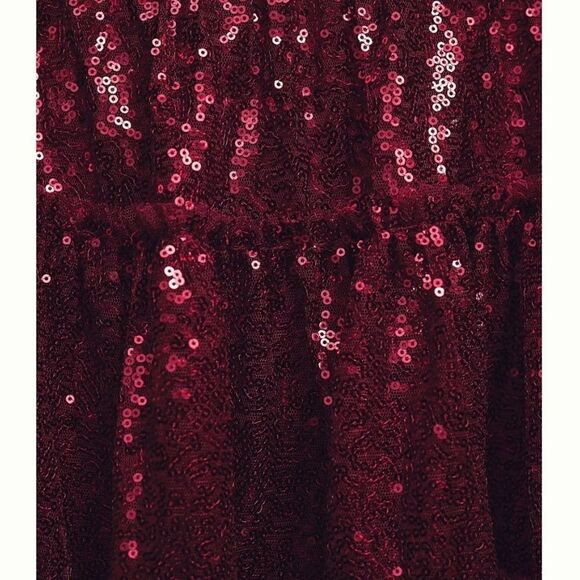 Geisha Designs One-Shoulder Fit & Flare Sequin Mini Dress Paras and Shalini 6 - Picture 4 of 9